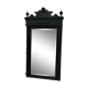 Trumeau mirror in blackened wood 19th
