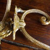 Pair coat rack metal rockery double round hook + hook