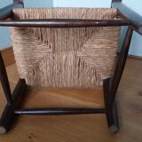 Children's straw armchair