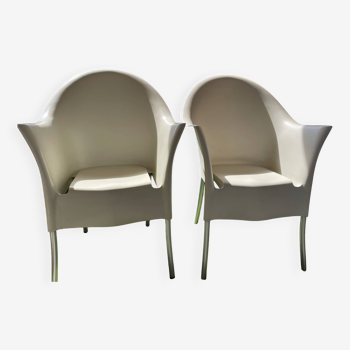 Paire de fauteuils Philippe Starck modèle Lord Yo made in Italy design