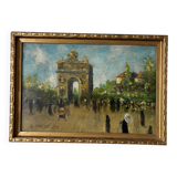 A.Dreqqe - "A Sunday at the Arc de Triomphe" - 1939
