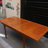 Nathan furniture dining table in 60s teak with butterfly extension