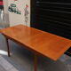 Nathan furniture dining table in 60s teak with butterfly extension
