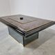Table basse à café bar caché vintage par Fedam années 1980