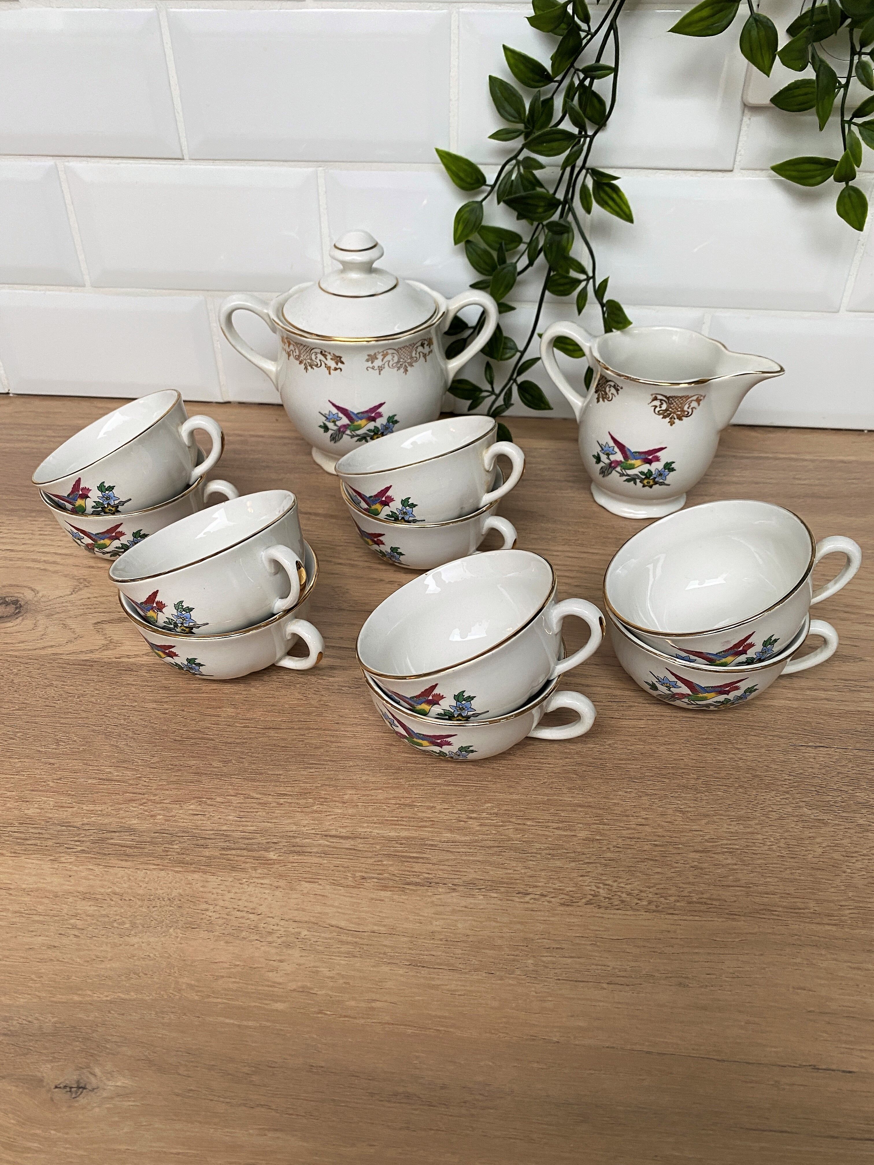 Earthenware coffee service