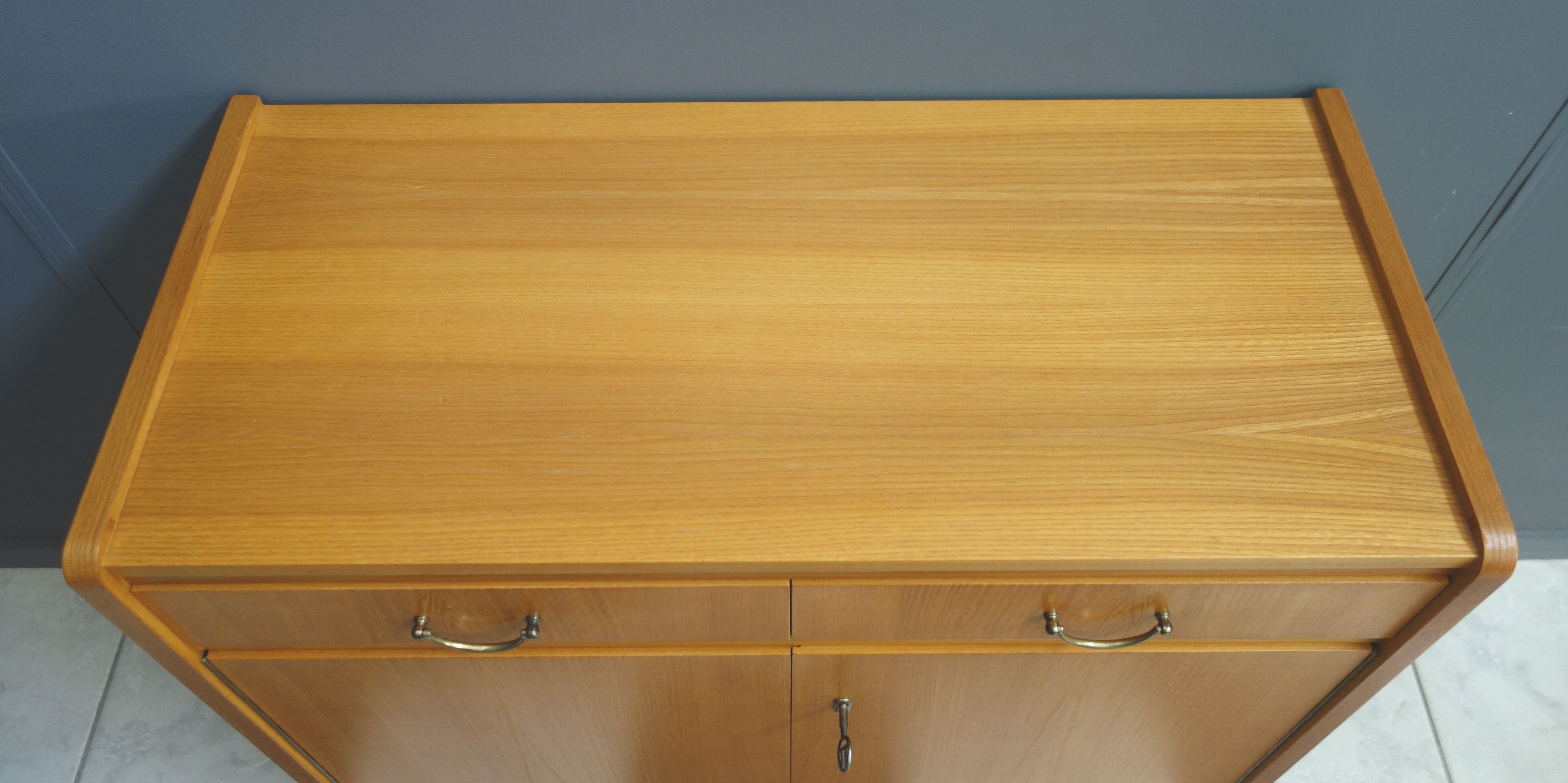 Tepe blond wood  sideboard cabinet 1960s