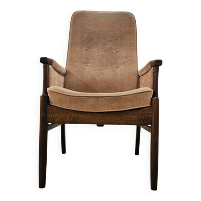 Fauteuil Farstrup ''Casa'' danois des années 70 / chaise relax / chaise facile / mécanisme d'inclinaison