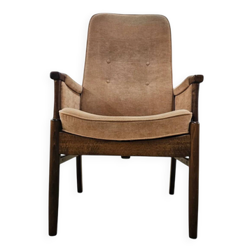 Fauteuil Farstrup "Casa" danois des années 70 / chaise relax / chaise facile / mécanisme d'inclinaison