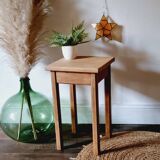 Tabouret ancien bois brut