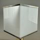 Italian metal table lamp with perspex lampshade, 1970s