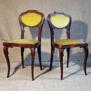 Pair of J&J KOHN Art Nouveau chairs from the Thonet era.