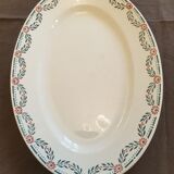 Terre de Fer oval serving dish