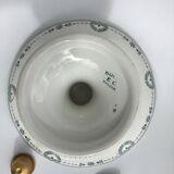 Terre de Fer Digoin dark green standing bowl