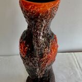 Vase amphore vintage en faïence Callauris