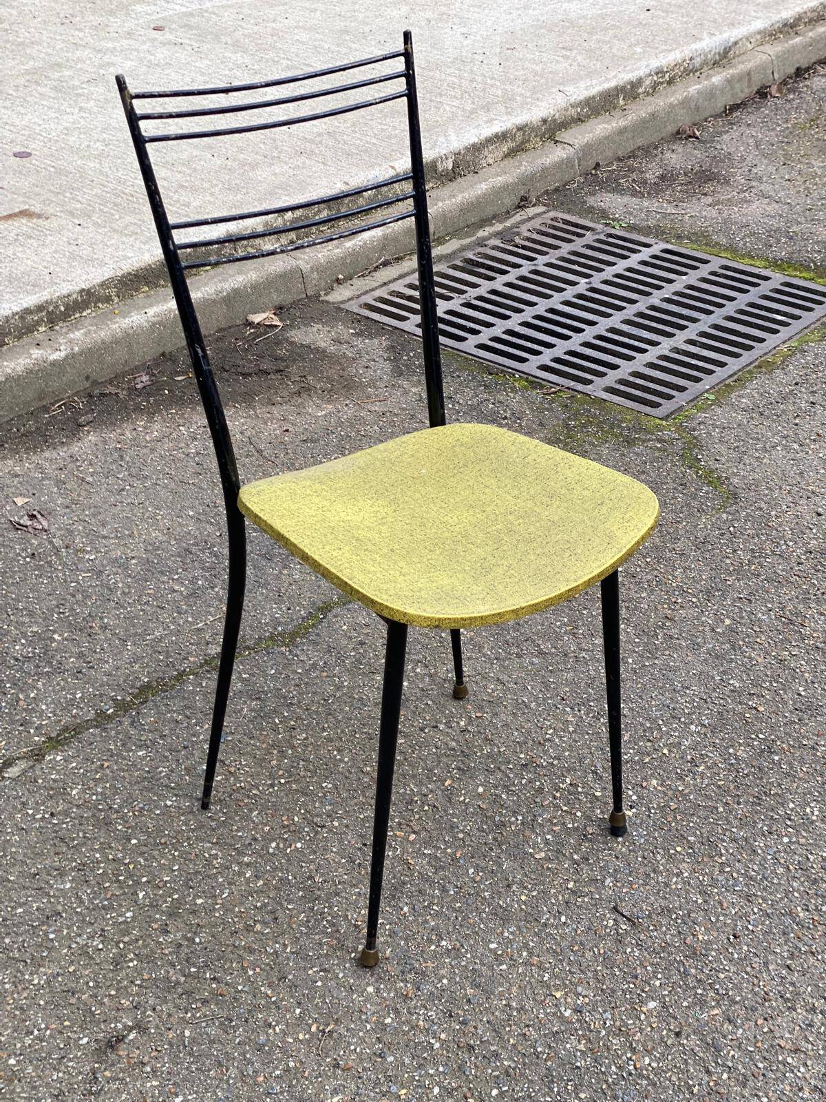 Scandinavian chair in the style of Colette Gueden 1960