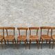 Série de 6 chaises bistrot brasserie