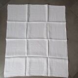 10 large antique damask napkins