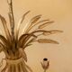 Golden vintage chandelier "wheat ears" by Maison Masca
