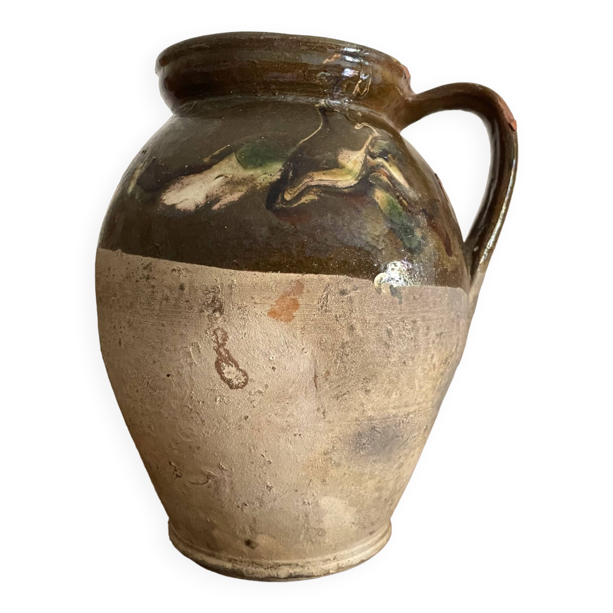 Lot d’une cruche et 2 petits vases