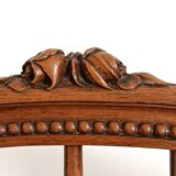 Chaise Louis XVI style Napoléon III art nouveau