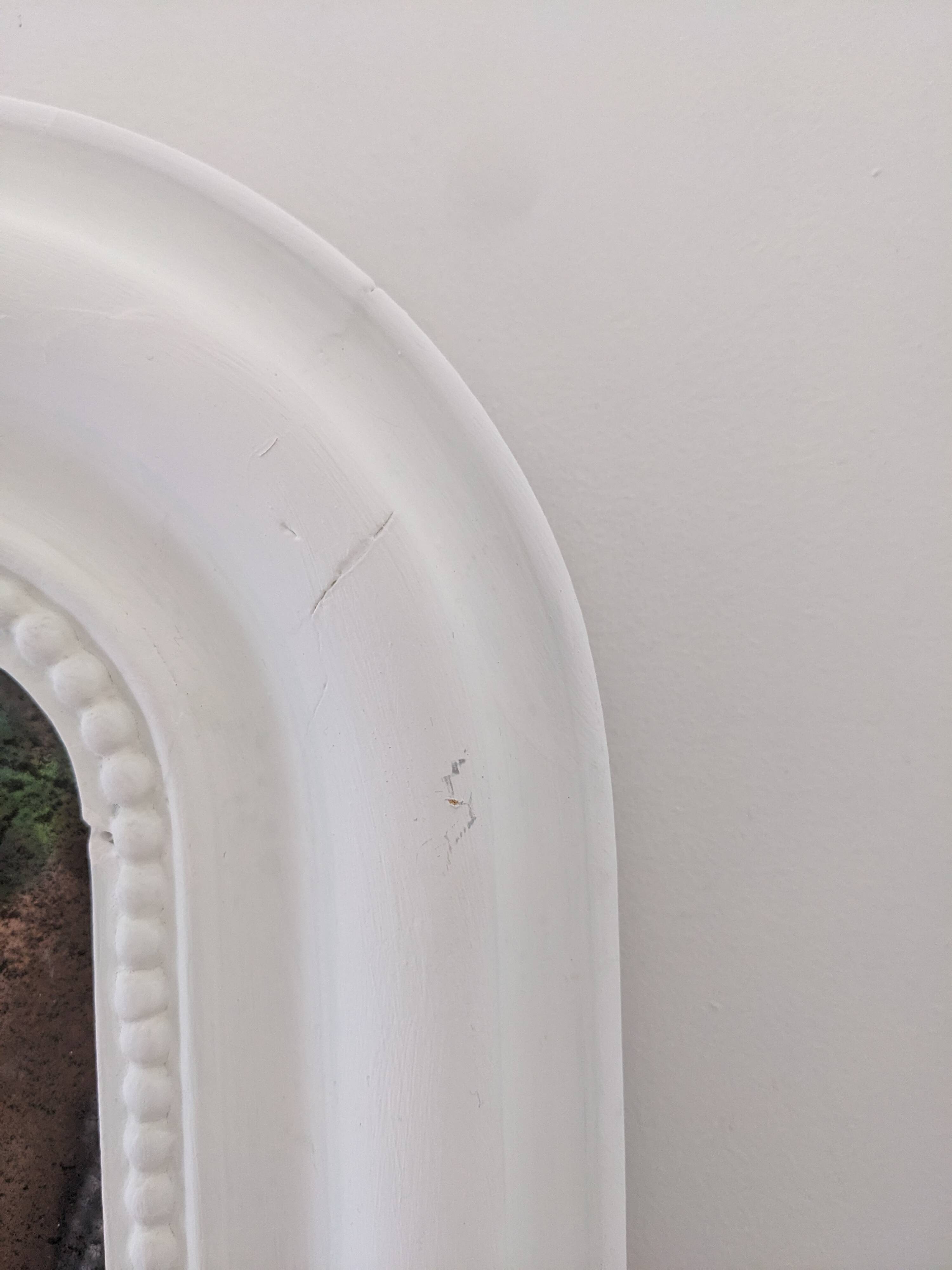 Classic white mirror