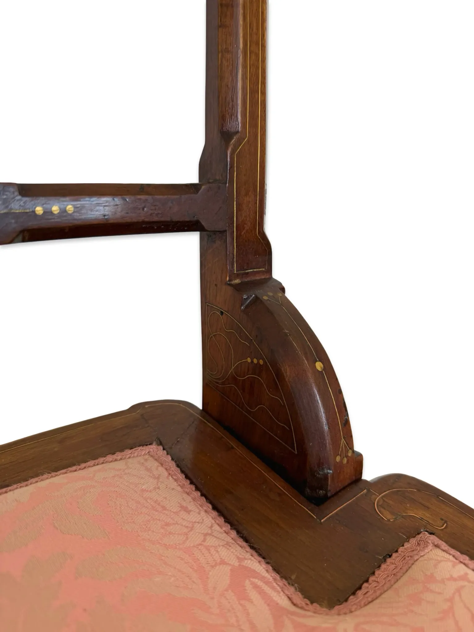 Antique Art Nouveau / Liberty Side Chair – Italy, circa 1900–1910