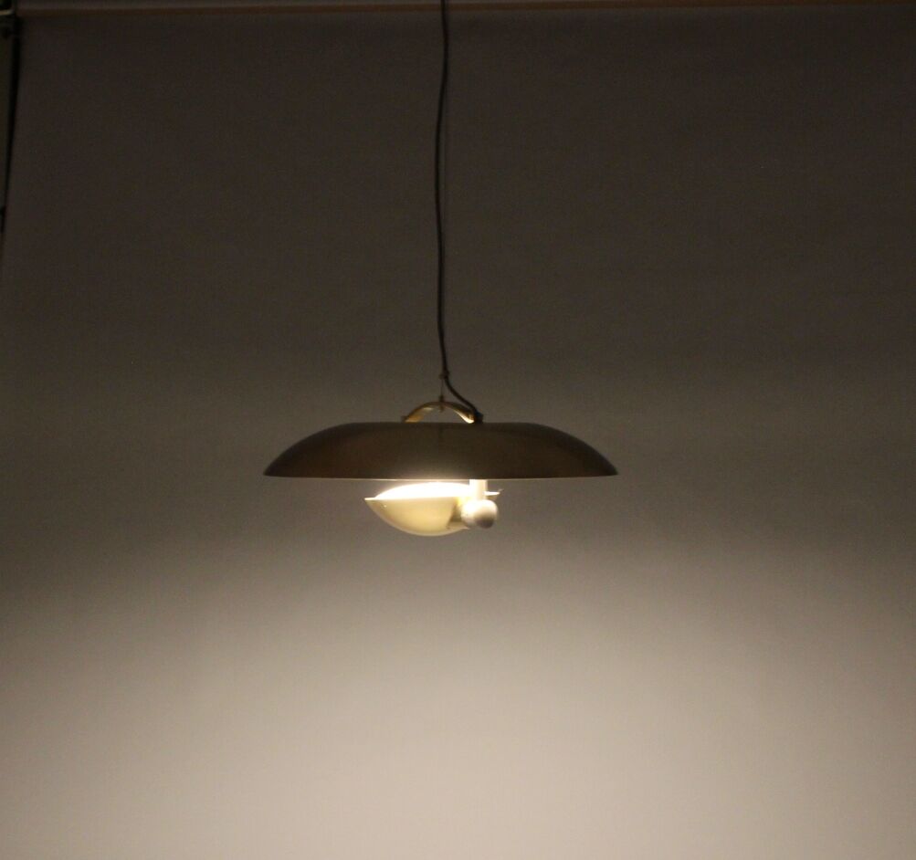 Brass Pendant Lamp from Temde Leuchten, 1970s