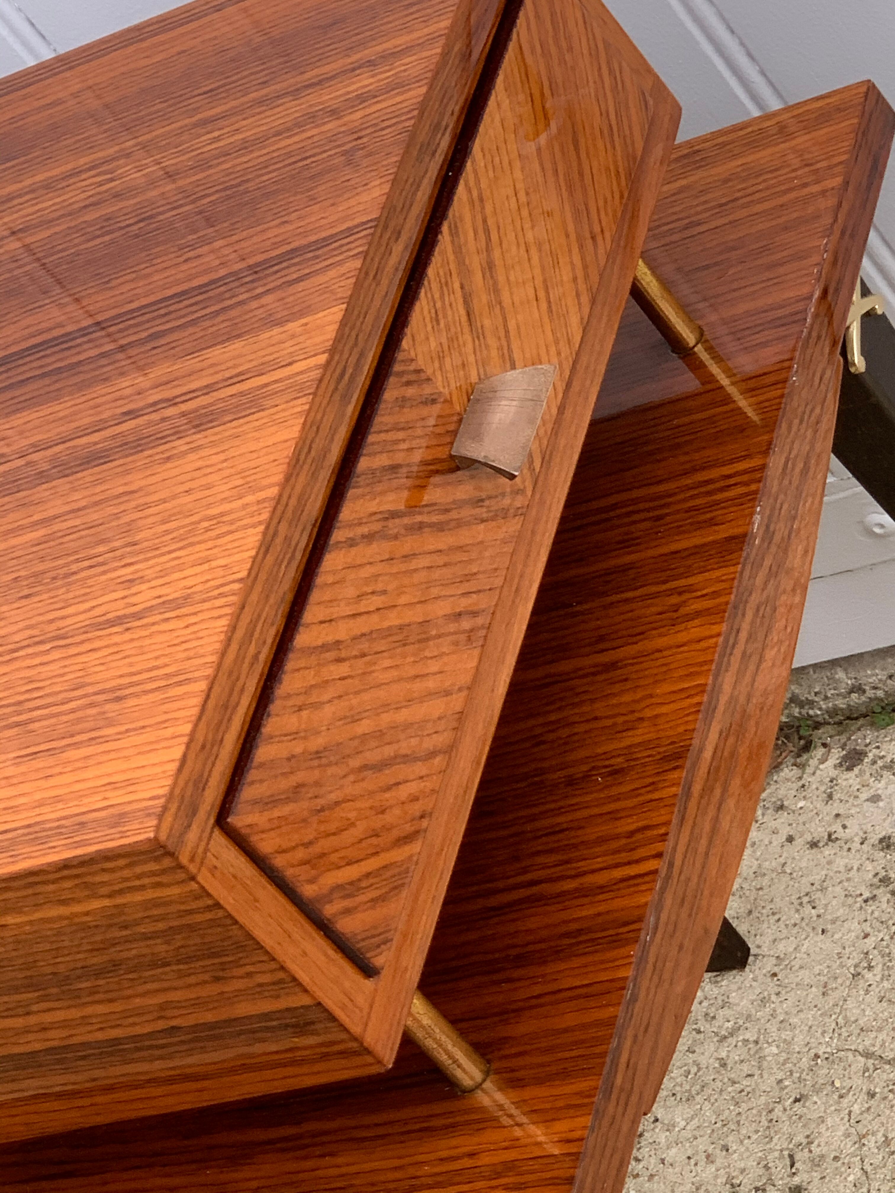 Pair of vintage bedside tables