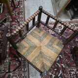 Fireplace corner armchair