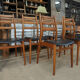 Lot de 6 ancienne chaises vintage 1960