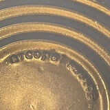 4 white and blue plates Arcopal