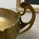 Saladier art nouveau en laiton