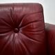 Pair of vintage leather armchairs , Czechoslovakia 1970s