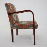 1930s Bentwood Beech Armchair ,Czechoslovakia