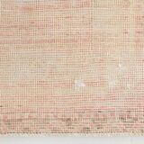 3x10 Turkish Pale Red & Pink Vintage Runner Rug, 83x313Cm