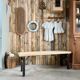 Vintage industrial bench (refurbished)