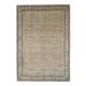 1970s Vintage Turkish Oushak Handmade Wool Cotton Brown Area Rug 193x275