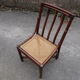 Office chair Mc Guire in bamboo and seat in cannage