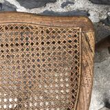 Set of 5 canned bistro chairs