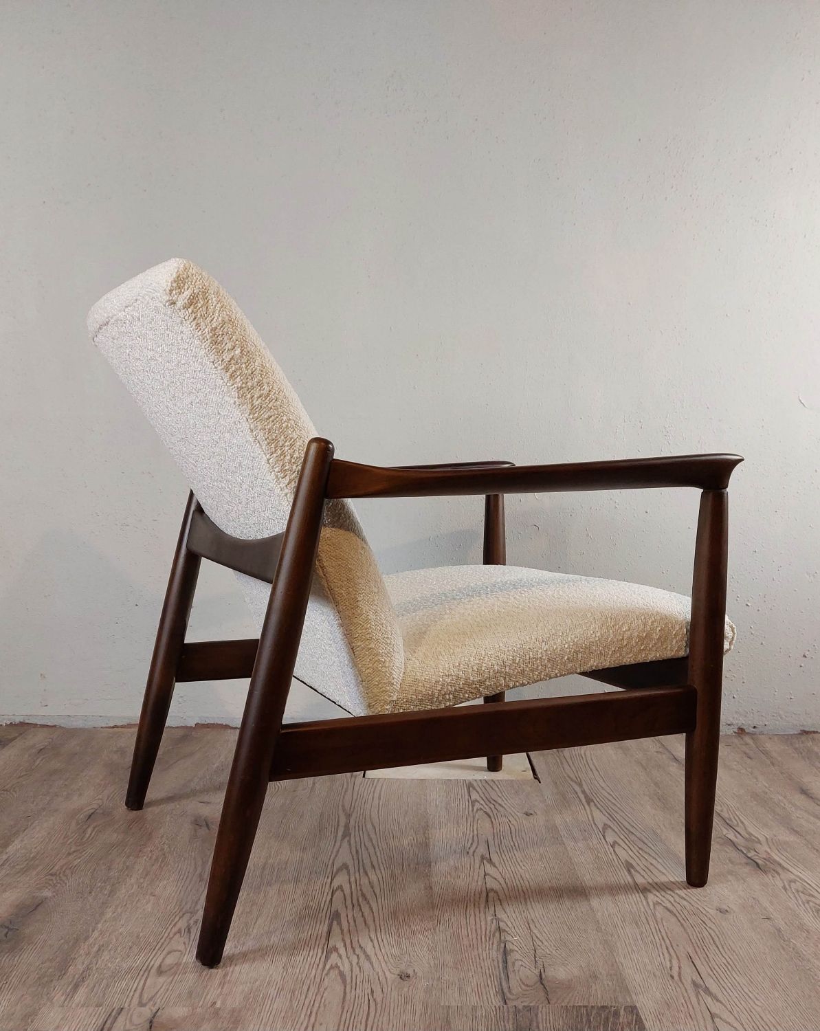 Pair of Armchairs Edmund Homa model GFM-64, Polish vintage 1970s