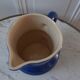 Ancient blue pitcher made in france