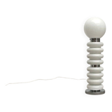 Mid-century space age glass floor lamp by Carlo Nason for JBS, 1960s.