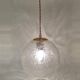 Frosted glass pendant light