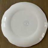 10 Assiettes plates vintage forme poisson