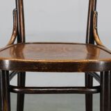 Pair of Thonet Art Nouveau bentwood chairs, Czechoslovakia, 1920s