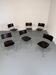 Set of 6 stackable chairs designed by Gustav Hassenpflug, Bauhaus, 1940s.