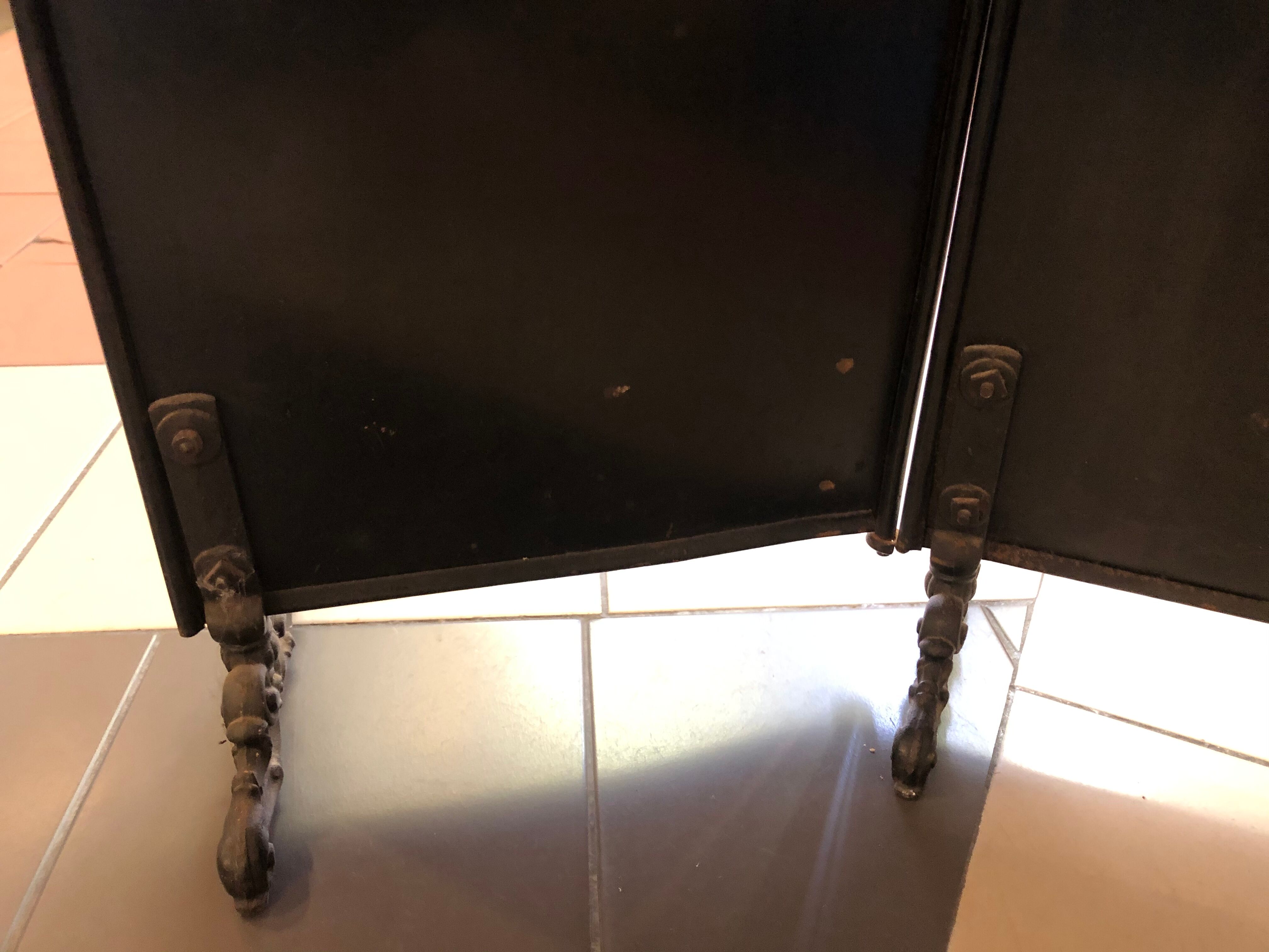 Ancient Napoleon III screen 3 sheet firewall