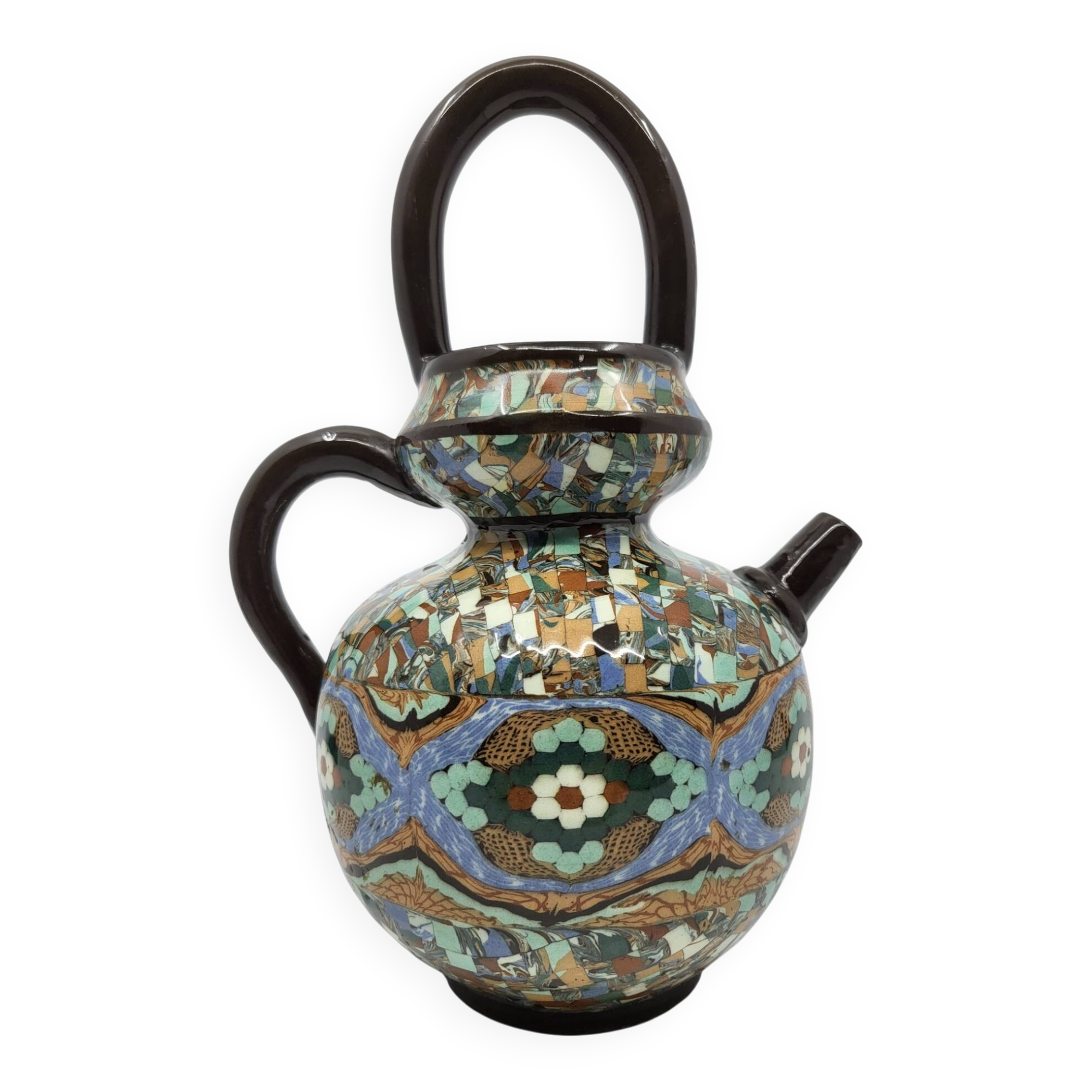 Chevrette Jean Gerbino ceramic, France Côte-d'Azur 1950