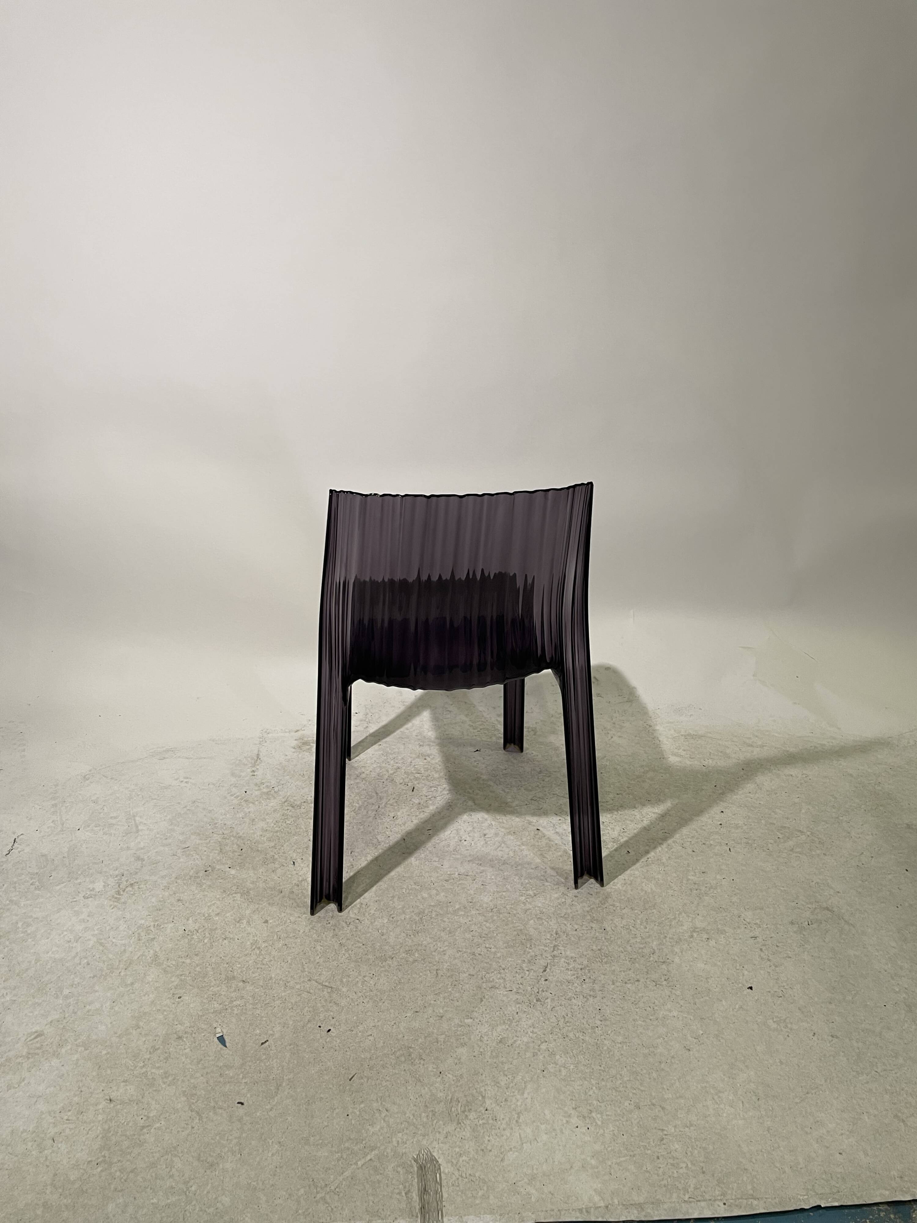 Set of 4 Frilly chairs by Particia Uquiola for Kartell