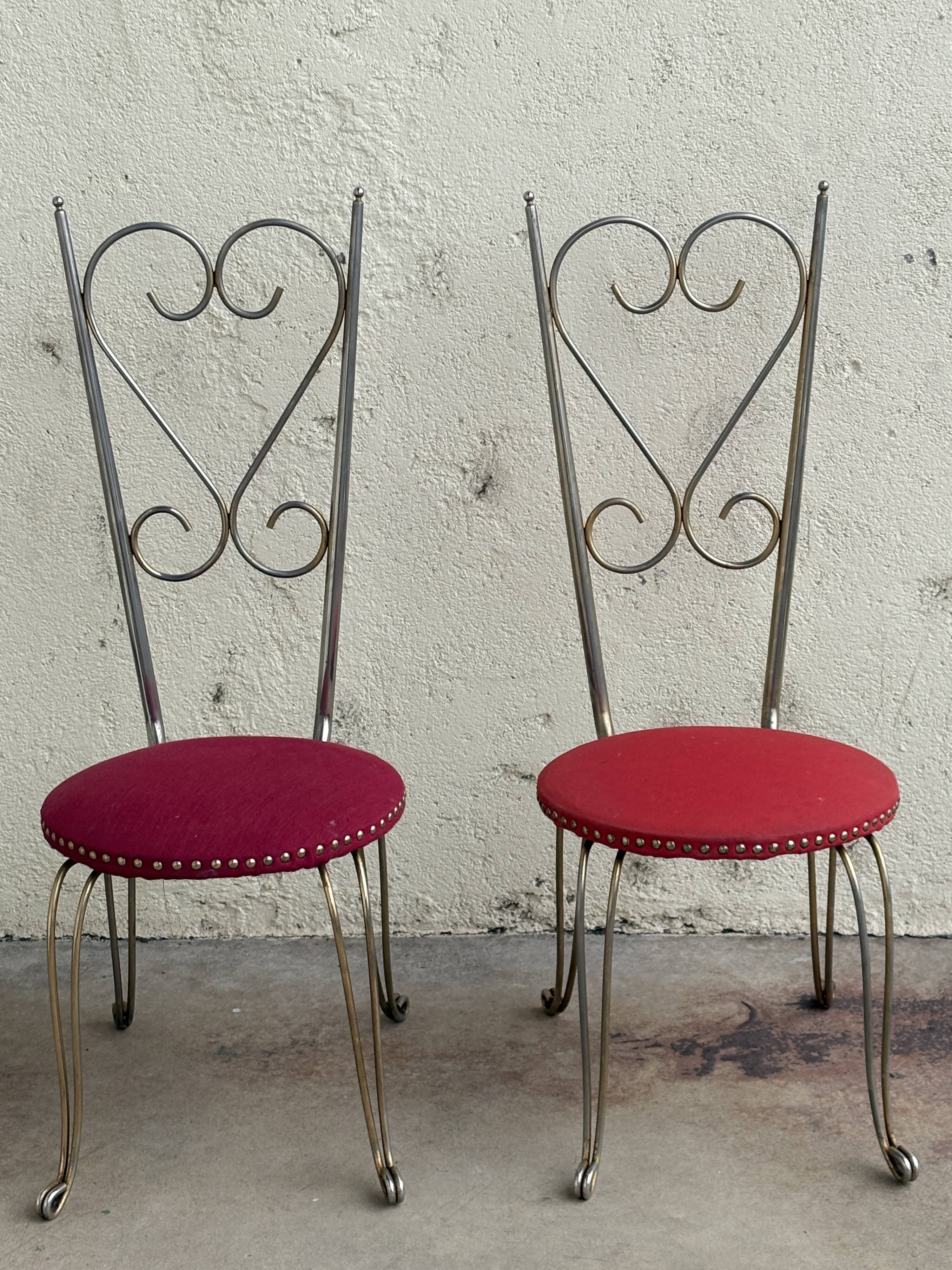 Pair of golden chairs